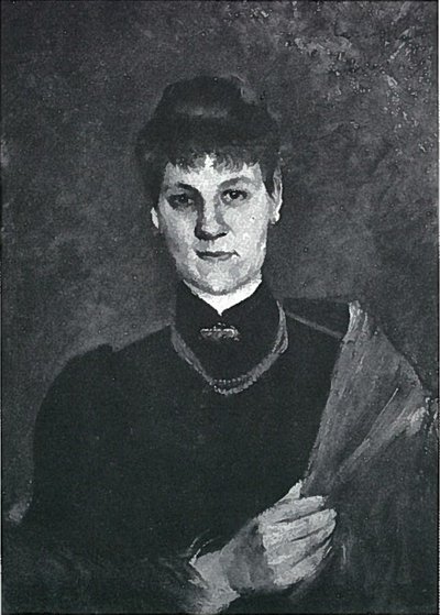 Portrait of a Woman with Coral Necklace by Lovis Corinth